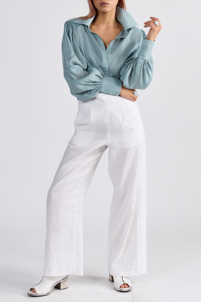 Prague Shirt - Sea Blue