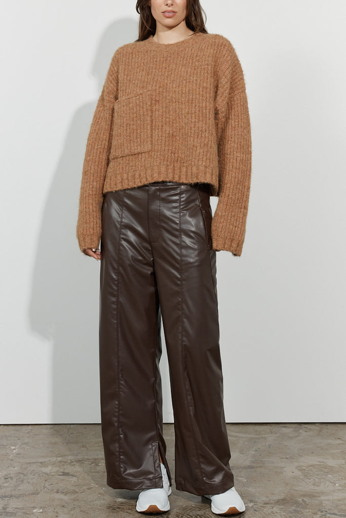 Dakota Knit - Burnt Orange Marle
