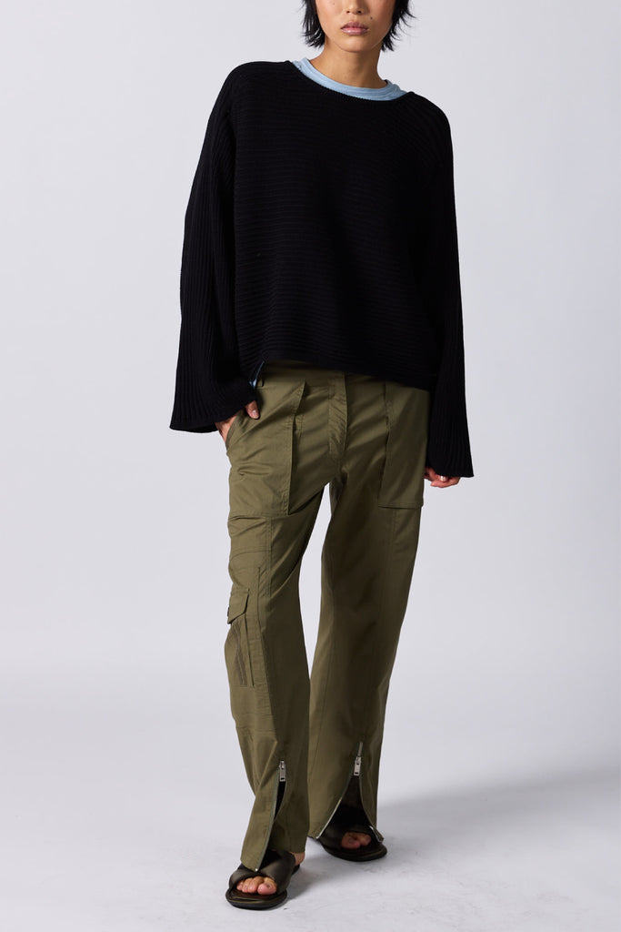 Limber Sweater - Pure Cotton Black