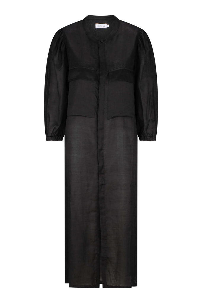 Aine Shirt dress - Black