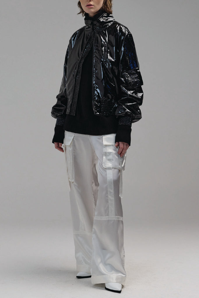 Argento Bomber Jacket - Black