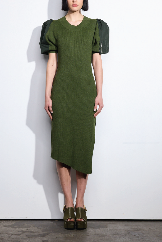 Leia Dress - Forest Green