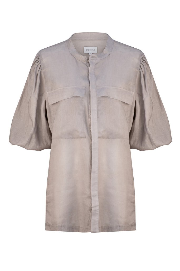 Santorini Shirt - Mushroom
