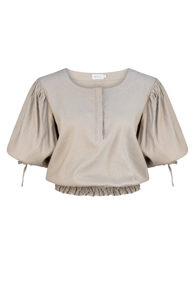 Paloma Blouse - Latte