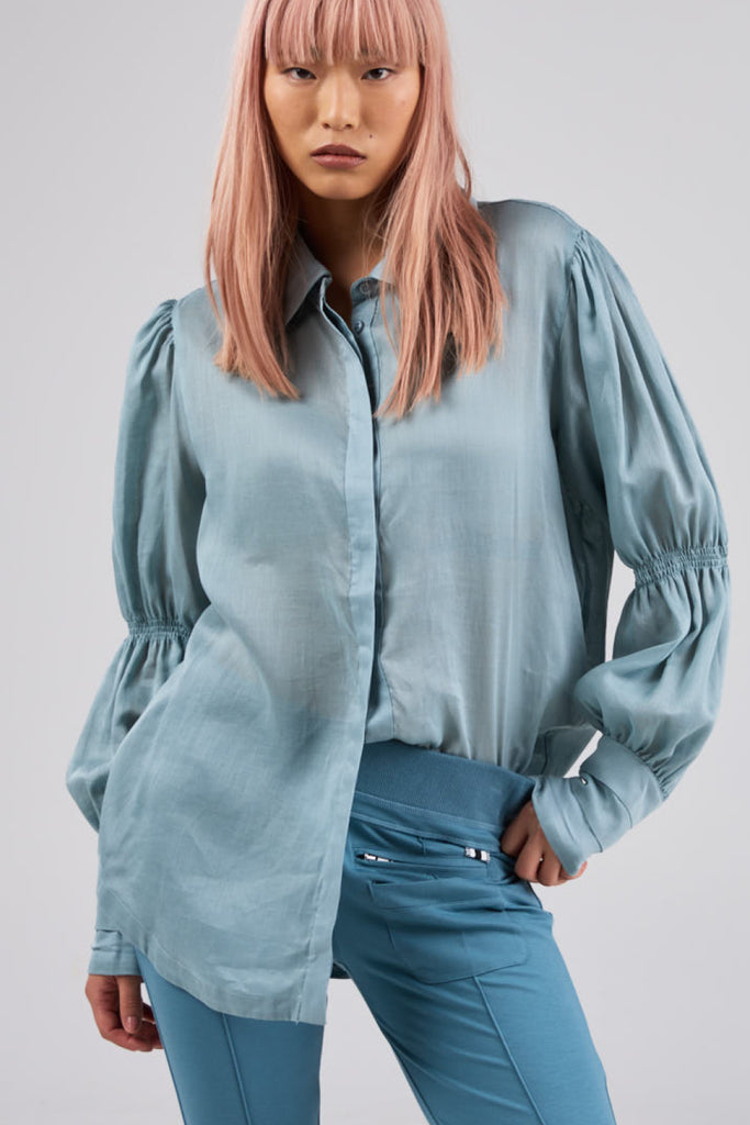 Mira Shirt - Sea Blue
