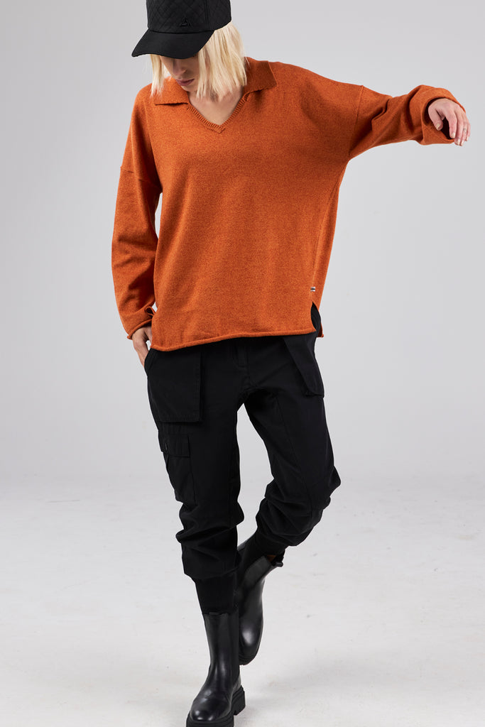 Faye Jumper - Orange Marle