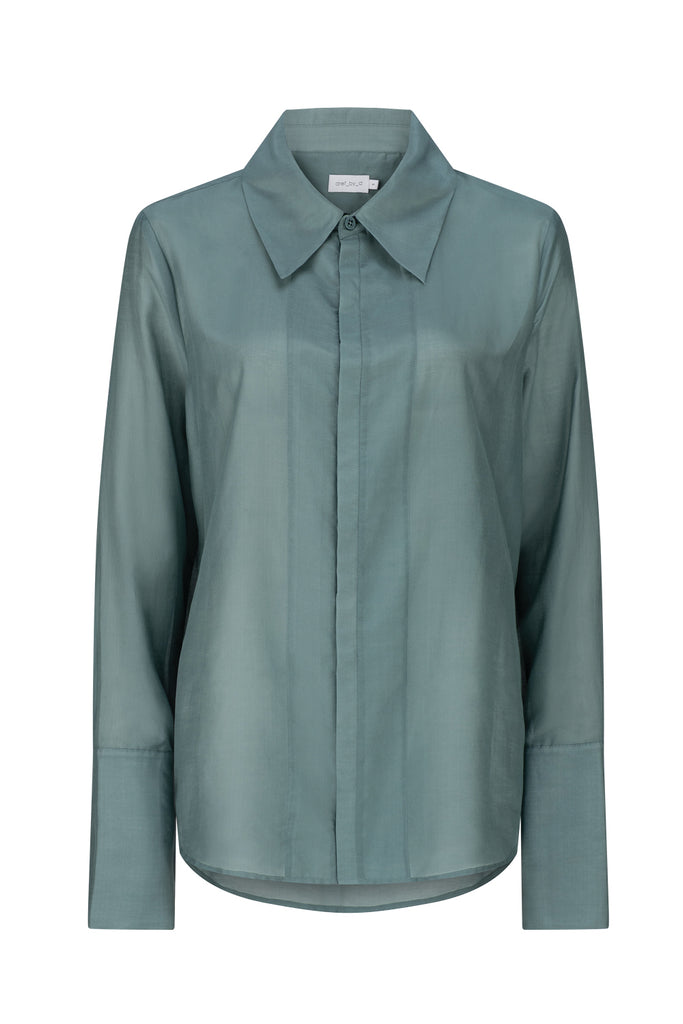 Serene Shirt - Gunmetal Blue