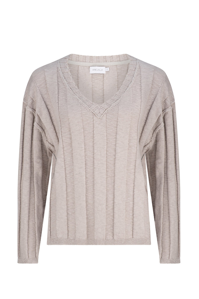 Dare Jumper - Pure Cotton Pumice