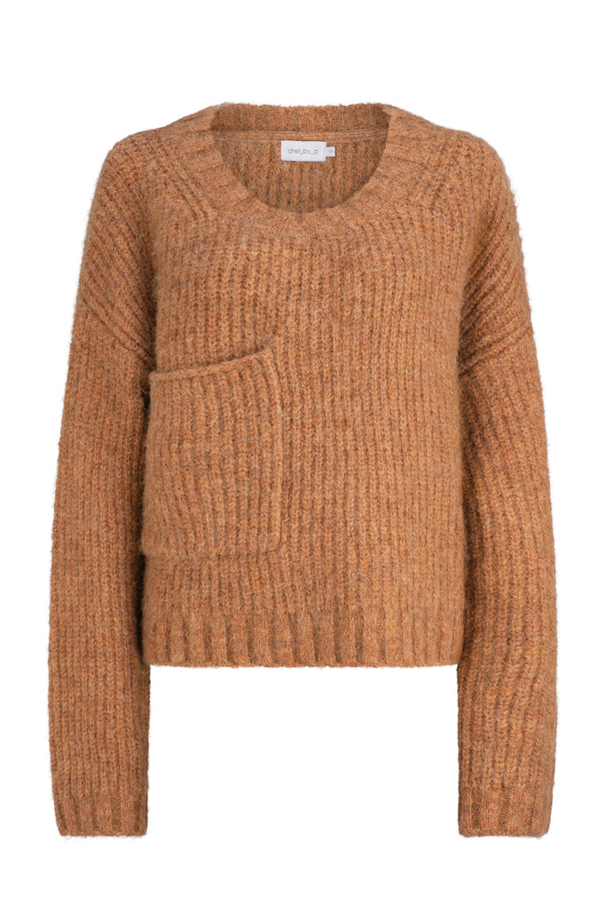 Dakota Knit - Burnt Orange Marle