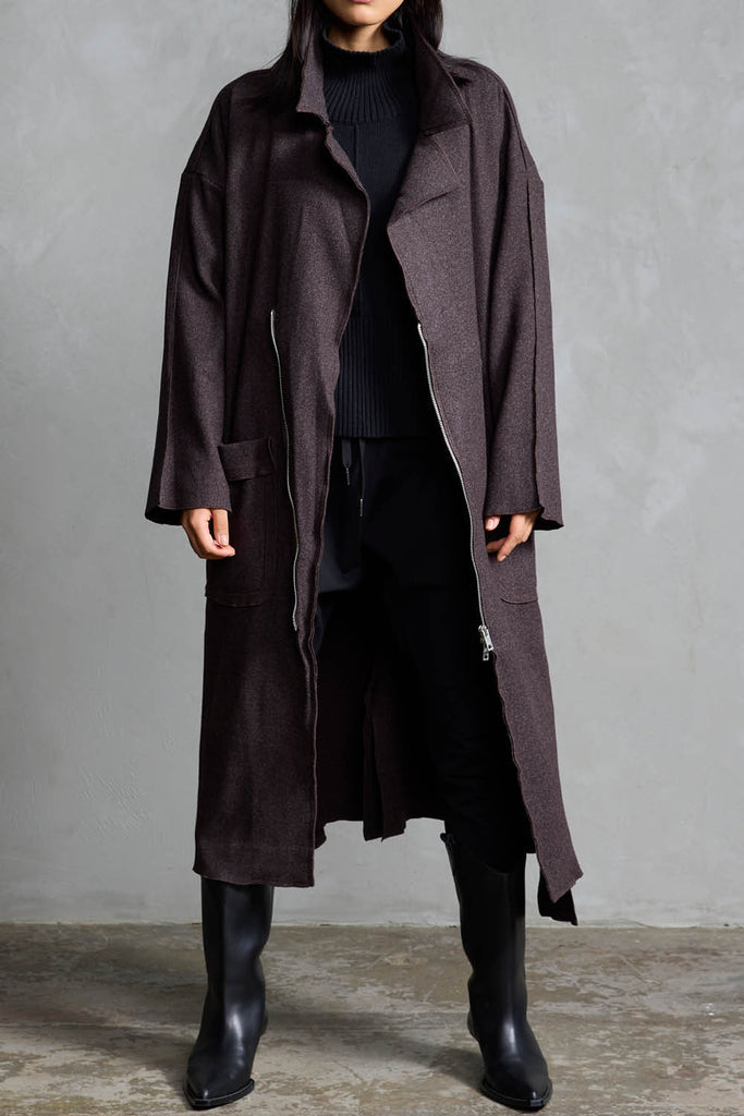 Ionian Coat - Chocolate