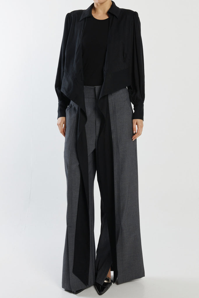 Cosmo Wrap Top - Black