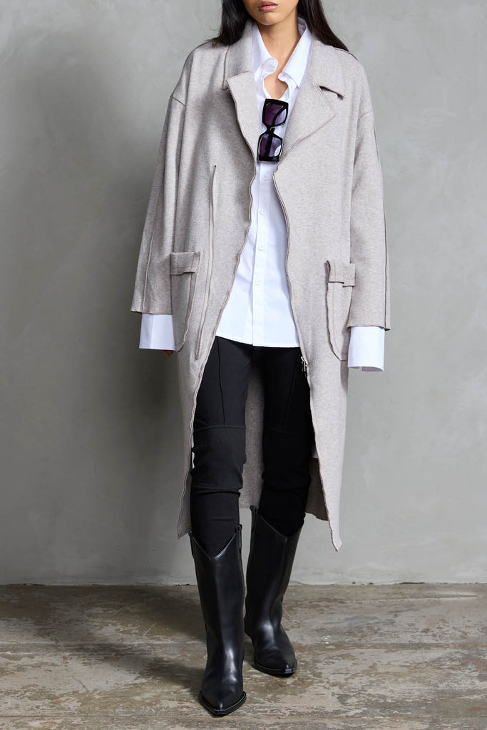 Ionian Coat - Latte