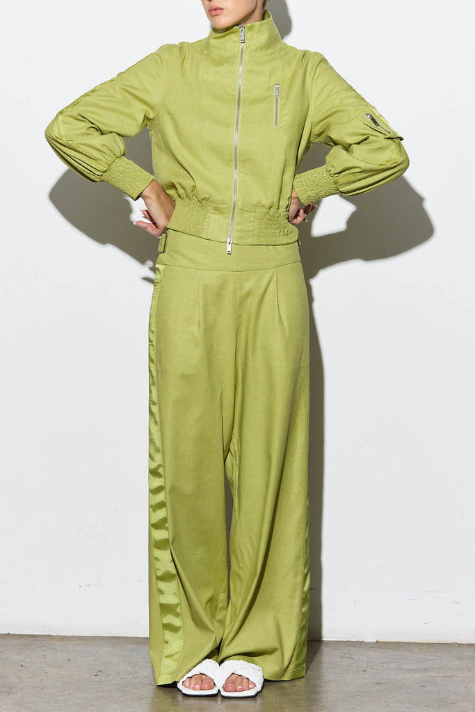 Melbourne Bomber Jacket 2.0 - Lime