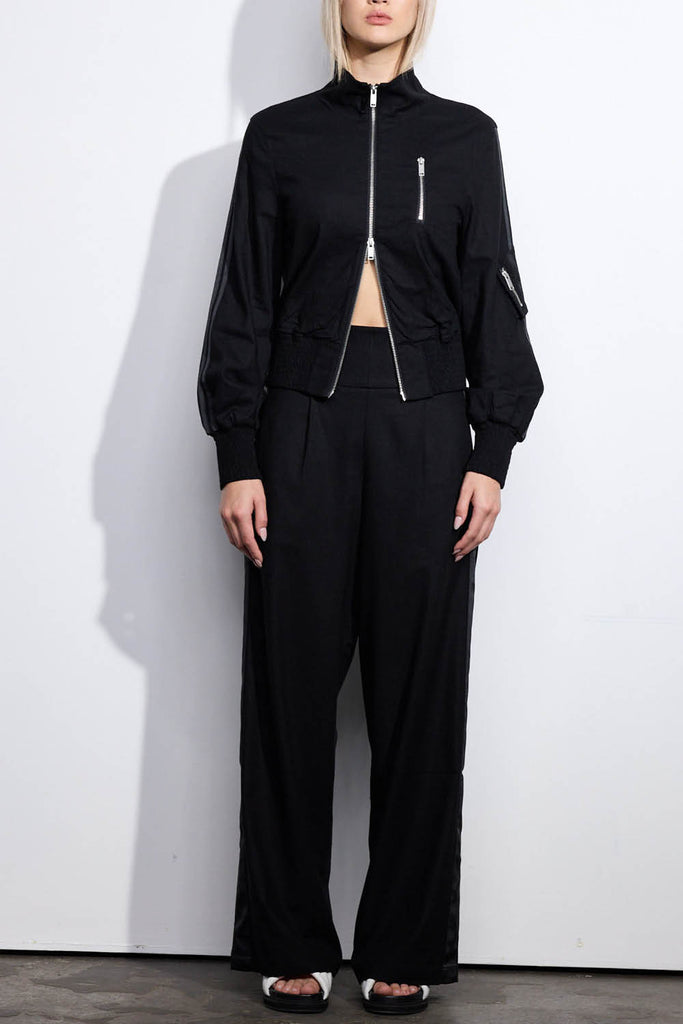 Melbourne Bomber Jacket - Black