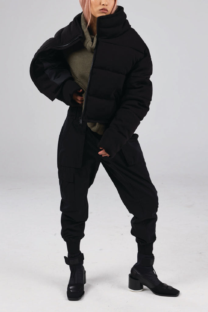 Nova Puffer Jacket - Black