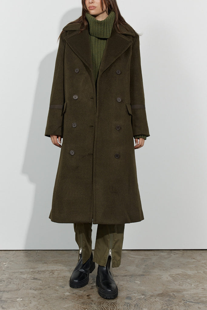 Jonquil Coat - Dark Khaki
