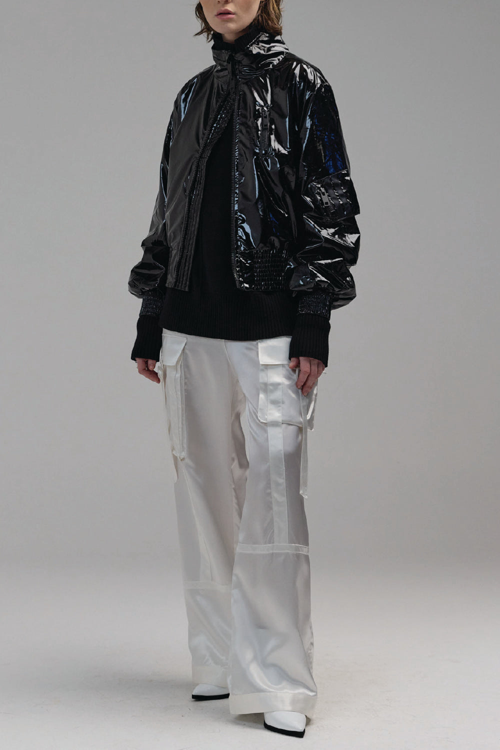 Argento Bomber Jacket - Black