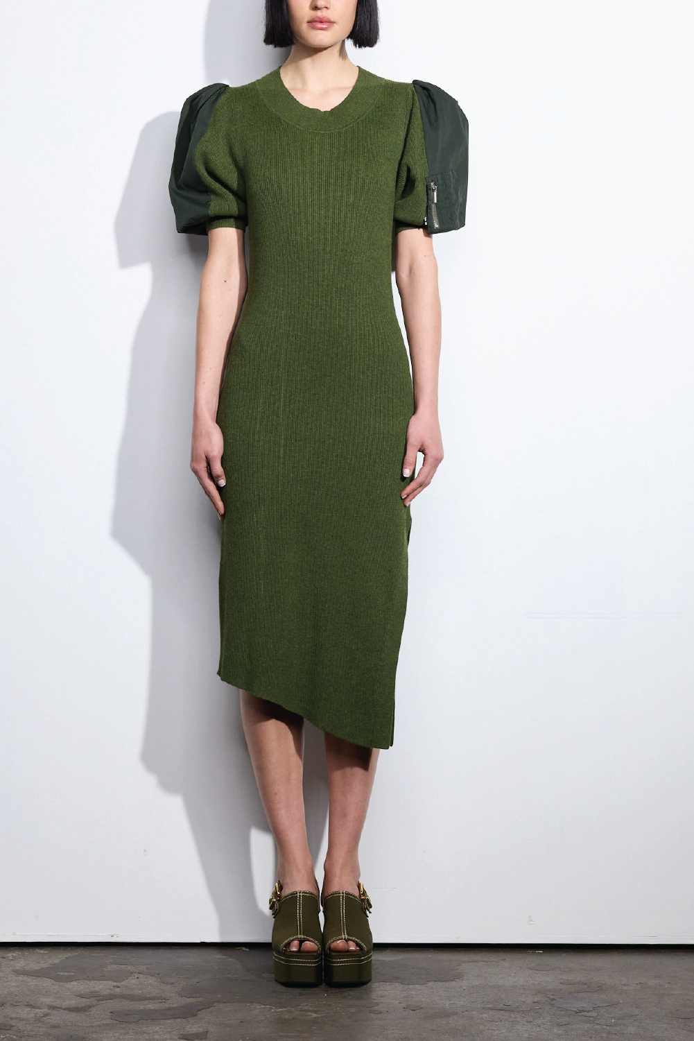Leia Dress - Forest Green