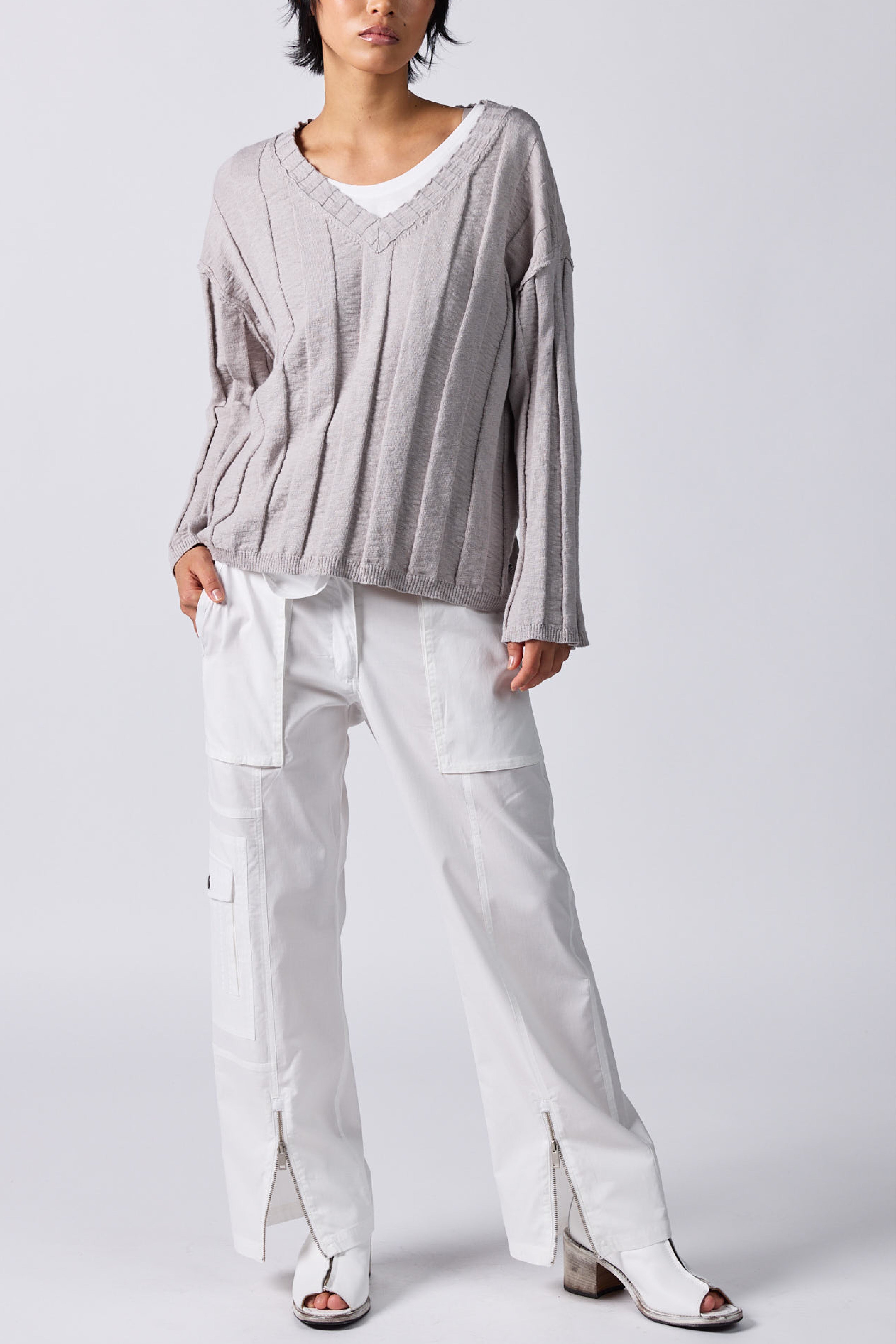 Dare Jumper - Pure Cotton Pumice