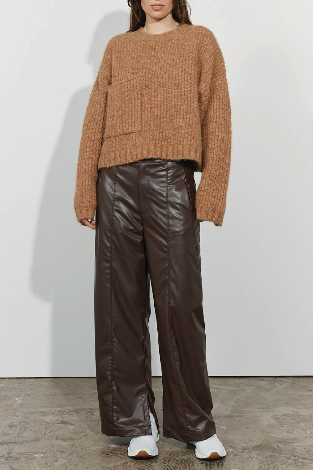 Dakota Knit - Burnt Orange Marle