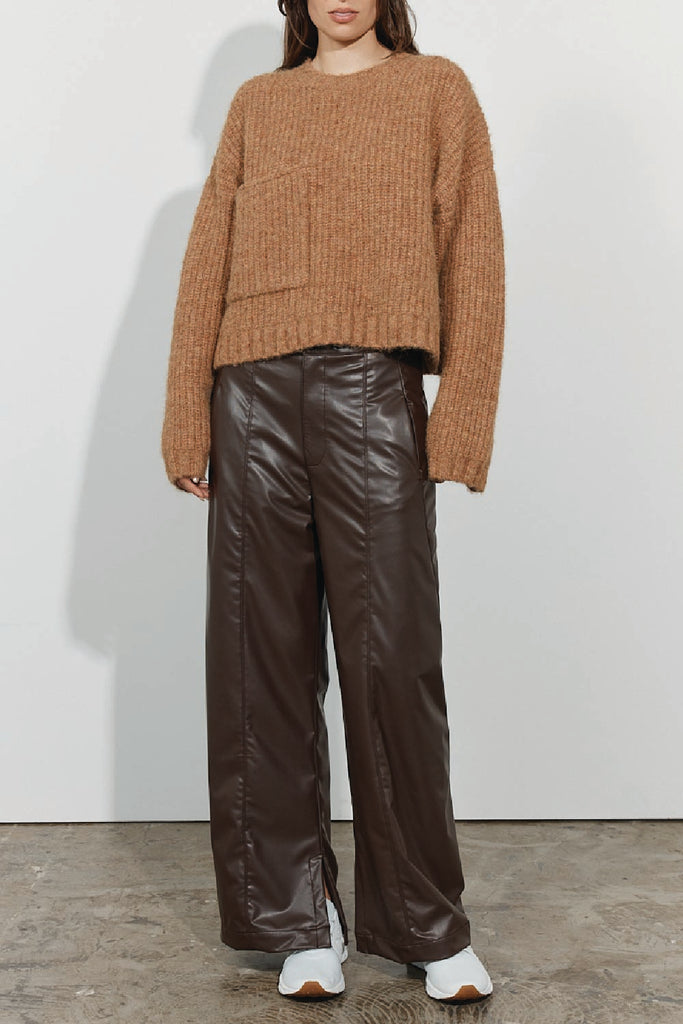 Dakota Knit - Burnt Orange Marle