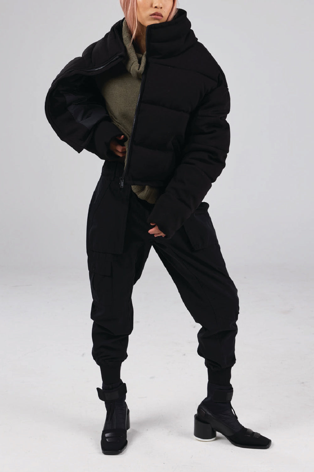 Nova Puffer Jacket - Black